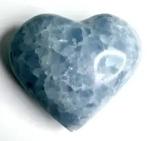 לב קלציט כחולה Blue Calcite – Heart