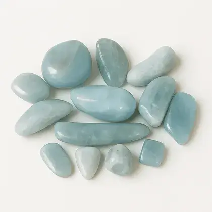 Aquamarine Tumbled Stones