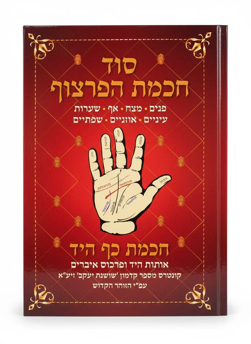 סוד חכמת הפרצוף, חכמת כף היד, קבלה, זוהר הקדוש, ספרי קבלה, ספרי יהדות, שושנת יעקב, אותות היד, חכמת הפרצוף