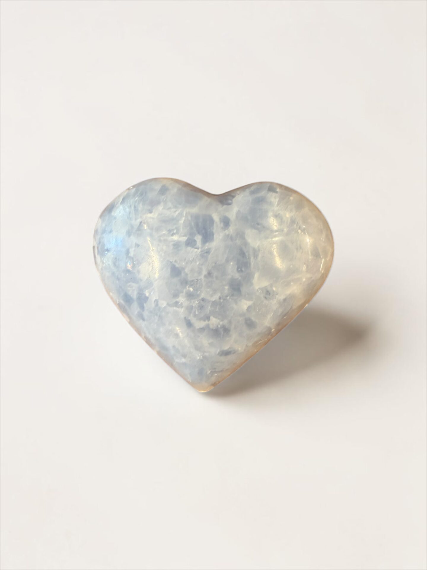 לב קלציט כחולה Blue Calcite – Heart