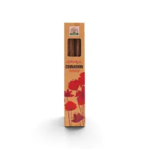 קטורת מסאלה טבעית נמסטה הודו – קינמון | Namaste India Natural Masala Incense – Cinnamon
