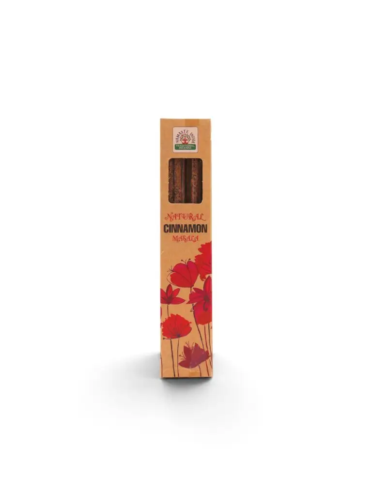 קטורת מסאלה טבעית נמסטה הודו &ndash; קינמון | Namaste India Natural Masala Incense &ndash; Cinnamon
